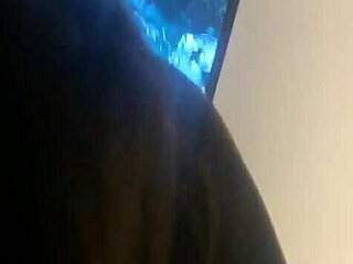 she gives a sloppy blowjob while getting face fucked