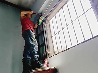 Beautiful Perverted Busty Boss Fucks Old Employee