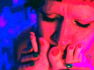 Bia Roman and Sam Quinn Worship Sexy Feet with Sucking Moaning and Choking