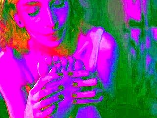 Bia Roman and Sam Quinn Worship Sexy Feet with Sucking Moaning and Choking