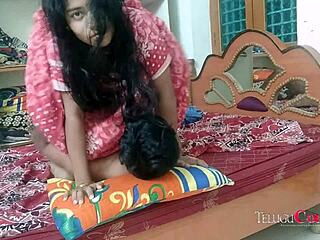 Naimisissa oleva telugu-intialaispari kuumassa desi-seksissä, vaimo ottaa spermat – hääyö villiintyy!