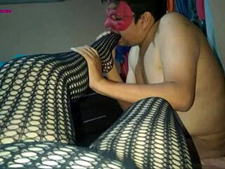 Feeling The Thrill Of Fishnet And Foot Fetish