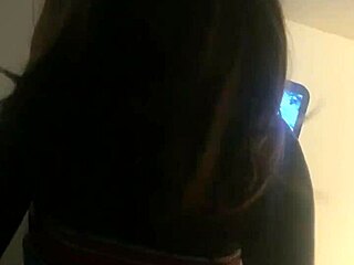 she gives a sloppy blowjob while getting face fucked