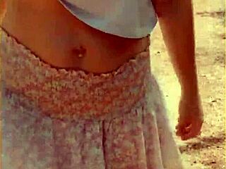 Wifey changes shirt and exposes her tits