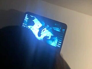 she gives a sloppy blowjob while getting face fucked