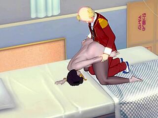 Raven Teen Gets Fucked By Man In Red Suit In Titans Hentai!