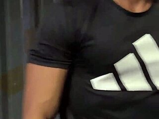 He came to the gym, trained hard, and we finished with intense blowjob before the party