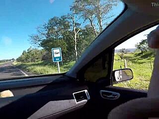 Joy Cardozo Stops On The Roadside For A Hot Fuck With Her Boy