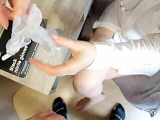 The nurse collected the patient's semen sample