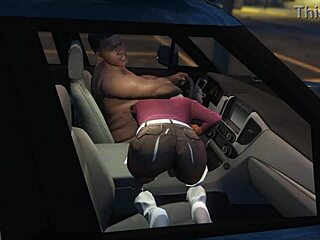 gta 5 - franklin gets a hooker service
