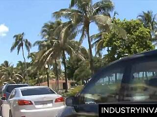 roxy love sucks dick doggystyle in limo