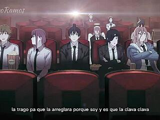 Chainsaw Man OP s Serruchem v řetězovém bondage