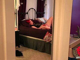 Busty Redhead Siri Fingers Her Big Pussy