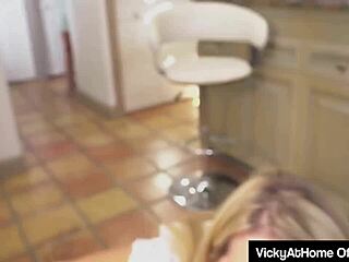 blonde hotties vicky vette and reagan lush sucking a cock together