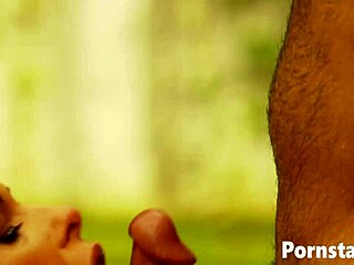 naked hottie samantha slater enjoys outdoor blowjob scene