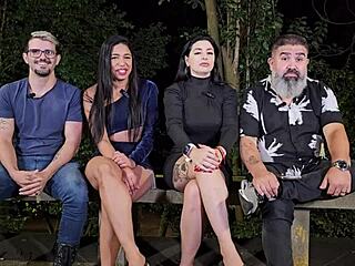 Lalla Potira And Bill In Public Cuckold Scene.