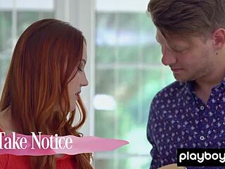 Obedient Czech Redhead Charlie Red Sucks and Fucks Chief's Big Dick