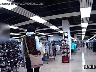 luscious czech chick gets seduced at the mall and pounded hard in steamy pov action