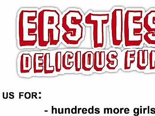 ماري تركب الأزرق بقوة بستراب أون في متعة غرفة النوم