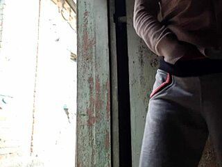 I Caught My Neighbor Masturbating And Gave Her A Hard Strapon Fucking