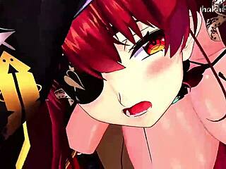 Captain Marine says, 'Time for night duty in 3D hentai.'