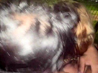 Young Latina and Blonde Teens Get Naughty on the Street