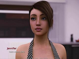 Exploring inside Jennifer 58