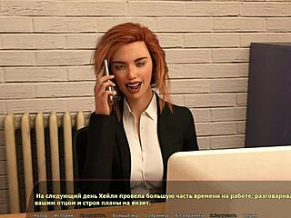 wanna peek at haley’s story part 12 with a hot redhead girlfriend in 3d cartoon sex?