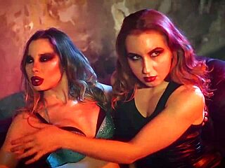 Alex Angel sings a lesbian song in this video