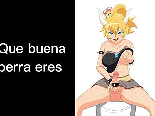 Bowsette liquid lunch in Spanish