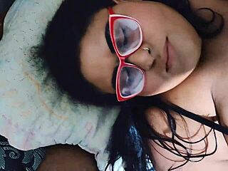 Half-sister rests after party, gets pounded by half-brother with cum in mouth!