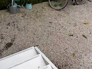 snake catcher gets tricked and fucked - squirting and cum swallowing