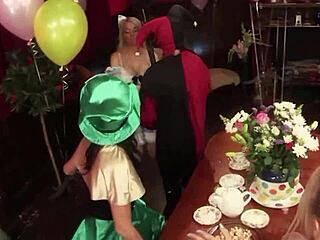 Tea Serving Turns Into Senseless Fucking With Ebony Group