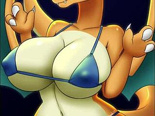 Charizard Pokemon Compilation! Big Tits and Ass in Wild Furry Monster Action!