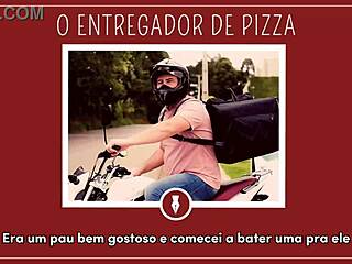 putaria com o entregador de pizza - contos libertinos