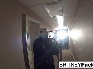 i'm britney in the golden implant heist, fucking the blonde babe with big tits and old pussy.