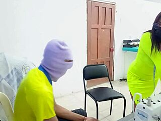 Whore Gets Groped at Work in Wild Canadian Roleplay Domination!