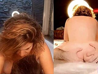 big tits blonde feels intense pleasure in jacuzzi fuck