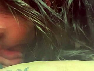 wifey sucks cock in real public sex shop.