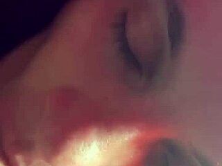 wifey sucks cock in real public sex shop.