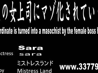 Japanese mistress Sara dominates with anal fisting and strapon pegging
