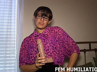 Naked Crossdresser Wears Femdom Lingerie