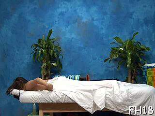 check this hot 18-year-old chick getting oiled up for wild sex