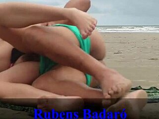 Couple Disguises And Fucks On Beach Sand