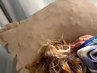 Watch us fuck hard with that ocean view right there, interracial amateurs in bed.