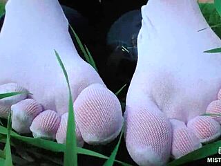 goddess, show those cute feet in white socks!