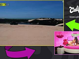 i'm popertane with the hotest ass in brazil, lickin that naughty young womans pussy on tv