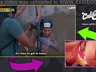 i'm popertane with the hotest ass in brazil, lickin that naughty young womans pussy on tv