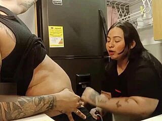 Slamming My Brother-in-Law's Wife Hard in Kitchen Part 1