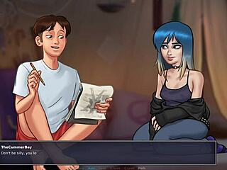 Let's play summertime saga and meet eve